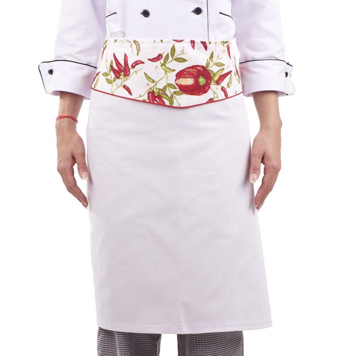 Avental Chef de Cozinha Feminino Pimentinha Confeiteira - Wp Confecções