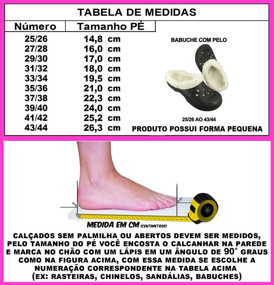 Tamanho Pe Numero De CalÃ§ado Tabela Conversão Sapato Infantil