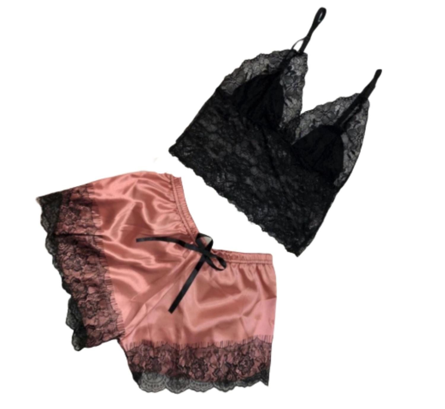 Pijama com renda Clearance