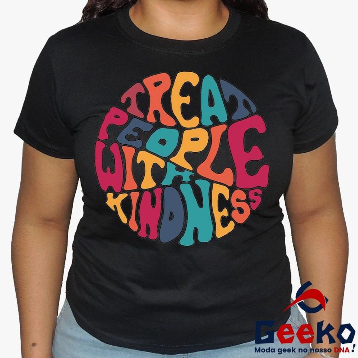 Baby Look Harry Styles 100% Algodão Treat People With Kindness