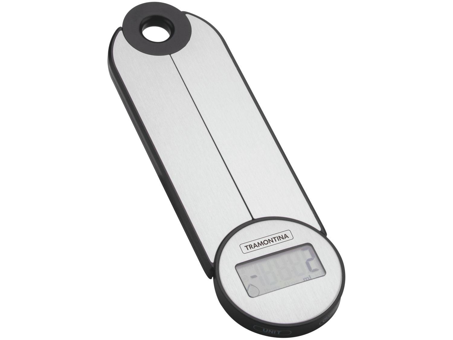 Balança de Cozinha Digital Tramontina 5kg Inox Adatto Dobrável 61101030