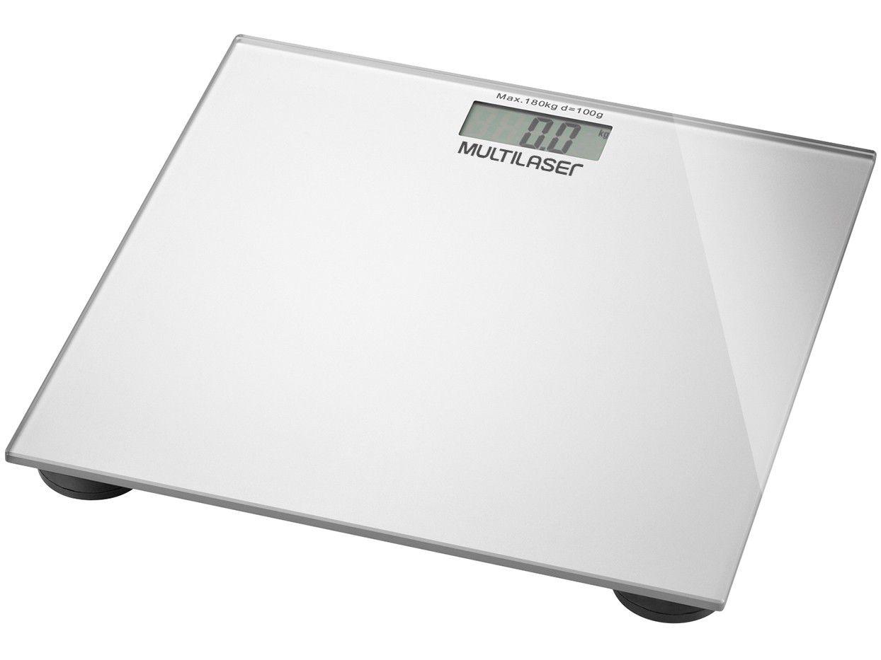 Balança Digital até 180kg Vidro Temperado