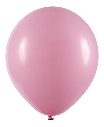 Balao Art Latex Redondo NÂº9 Com 50 Unidades Rosa Oferta Art Latex Balao Bexiga Magazine Luiza