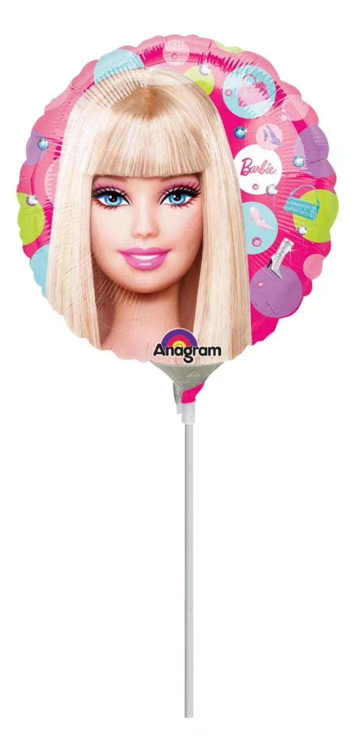 Balão Metalizado Festa Barbie Carro 31 Polegadas 81cm Importado