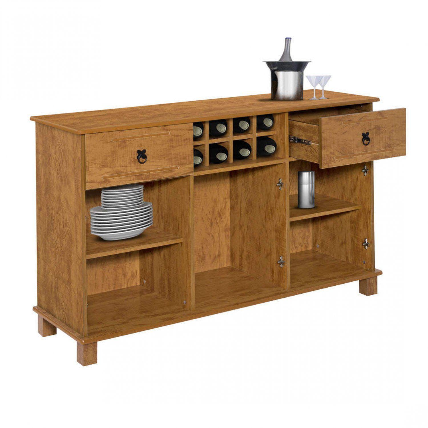 Balcão de Cozinha Colonial 3 Portas Art Panta Canela/Rústico - Gabinete