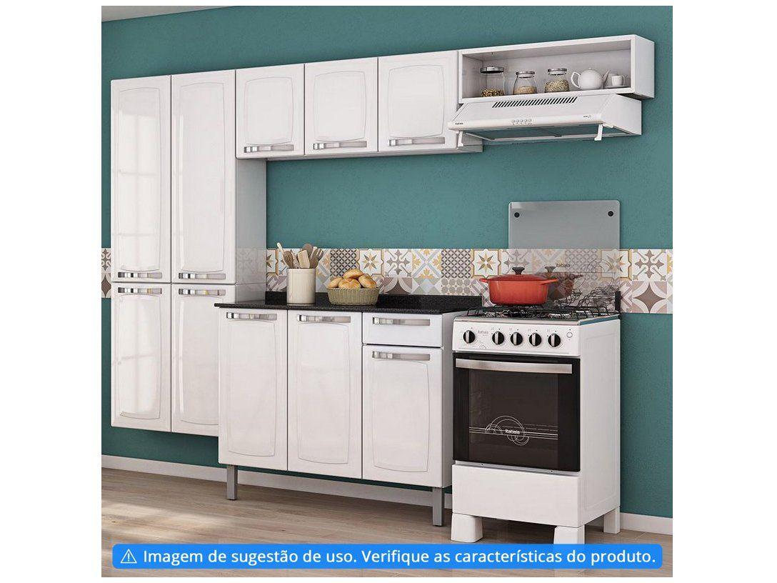 Balcão de Cozinha com Tampo Itatiaia Aço