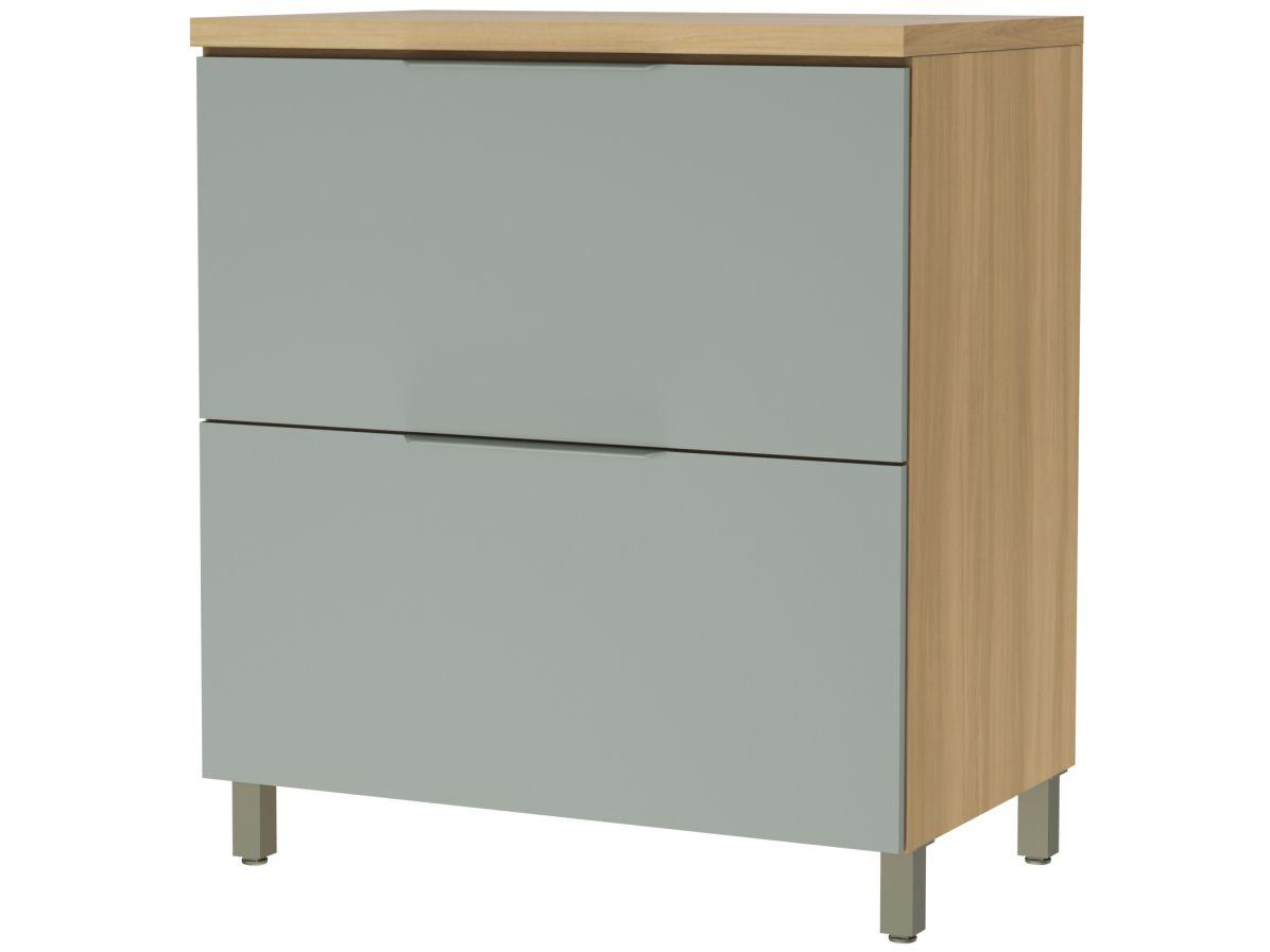 Balcão de Cozinha Nesher 100% MDF 1 Porta 1 Gaveta Marquesa