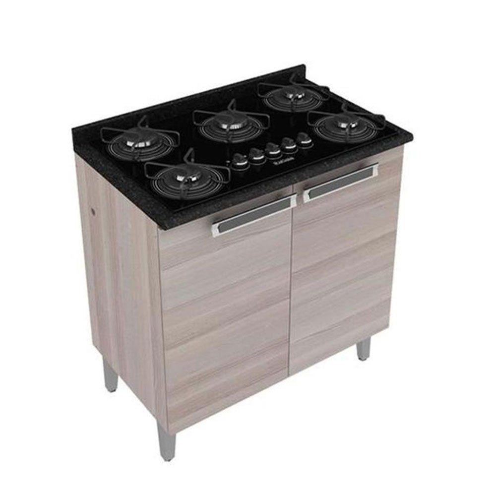 Balcão para Cooktop 4 Bocas 2 Portas Jazz Itatiaia de