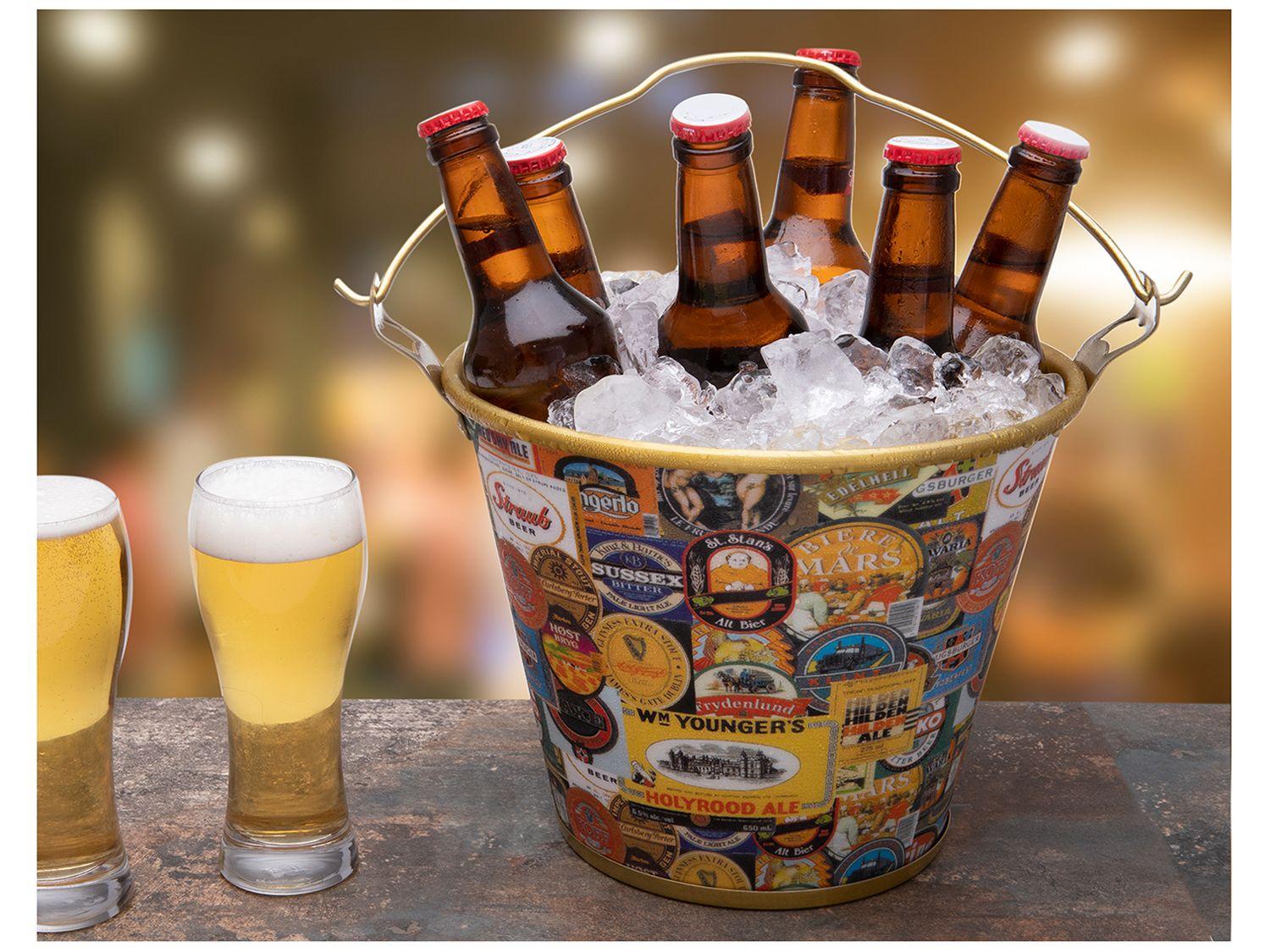 Balde de Gelo Alumínio para Cerveja 5L