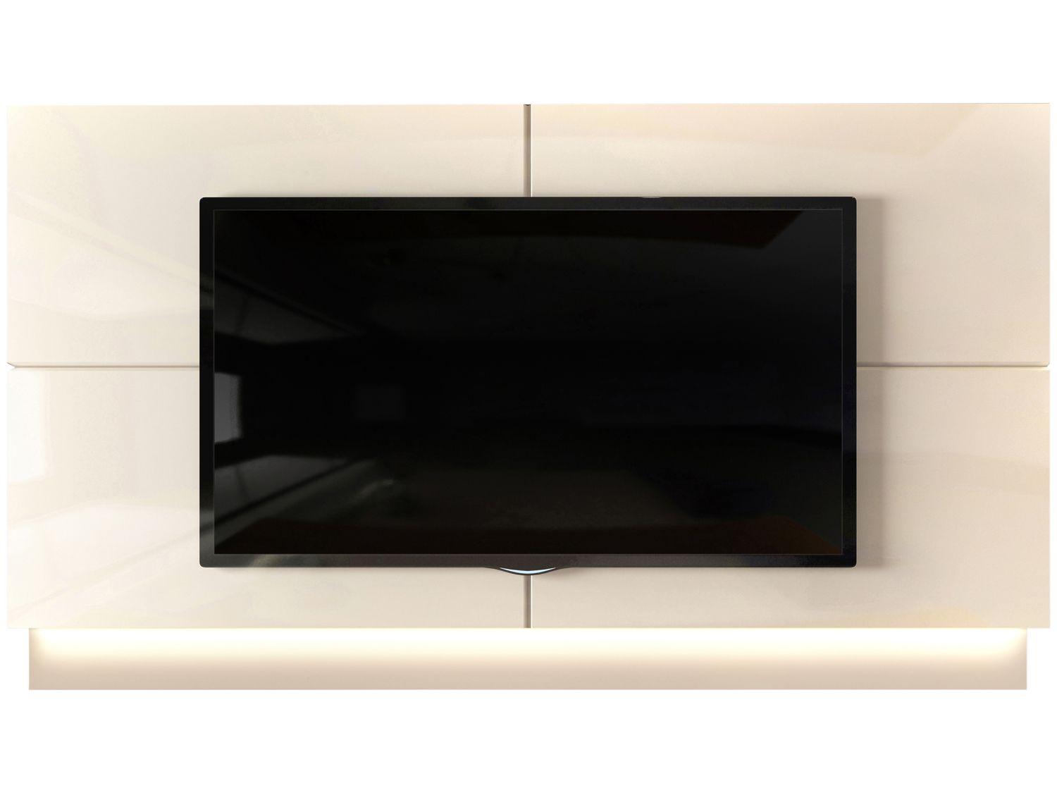 Bancada com Painel TV até 75” 4 Gavetas DJ Móveis Domani Pirâmide 3D