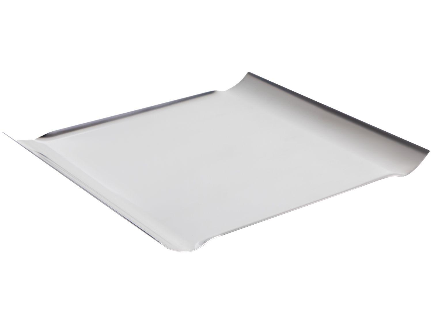 Bandeja Inox para Servir Retangular Tramontina Quadrata 32x28cm