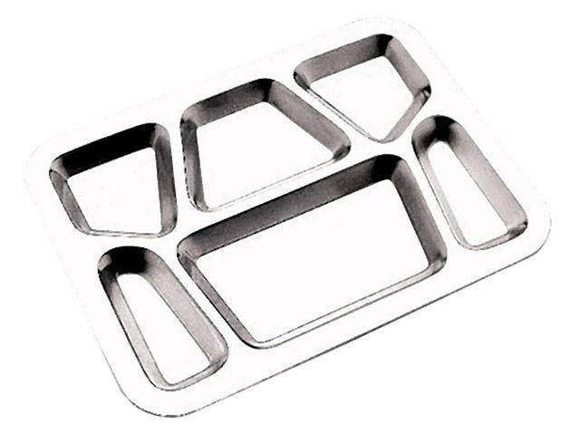 Bandeja Inox Tramontina Retangular Service 61411060