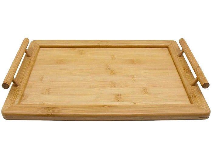 Bandeja para Servir Retangular Hauskraft Bambu