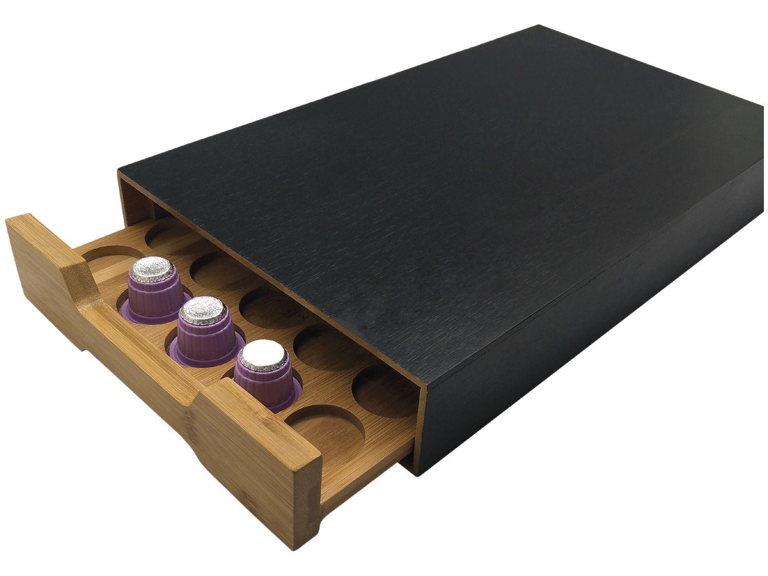 Bandeja Porta-Cápsulas Nespresso de Bambu Haüskraft SCAP-007 40 Cápsulas