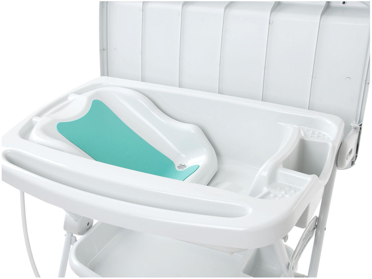 Banheira Burigotto Splash com Suporte e Trocador - Assento Redutor de  Profundidade 20 Litros - Banheira de Bebê - Magazine Luiza
