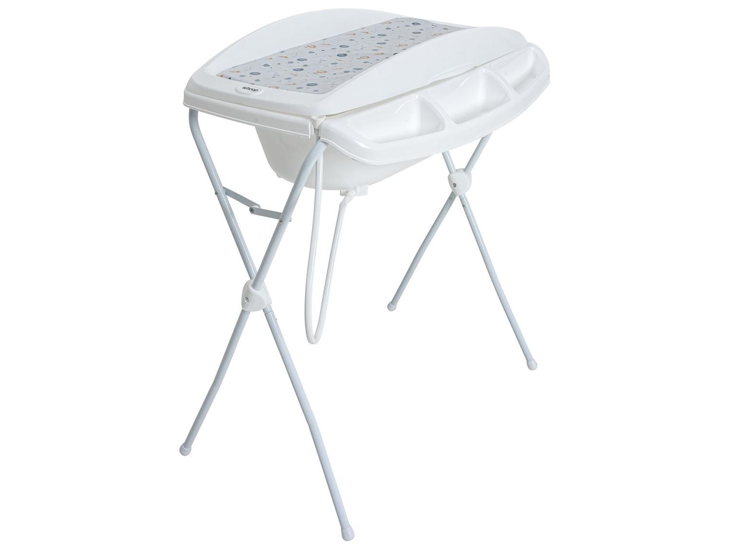 Banheira de Bebê com Suporte e Trocador Whoop Angra Grafite 21kg