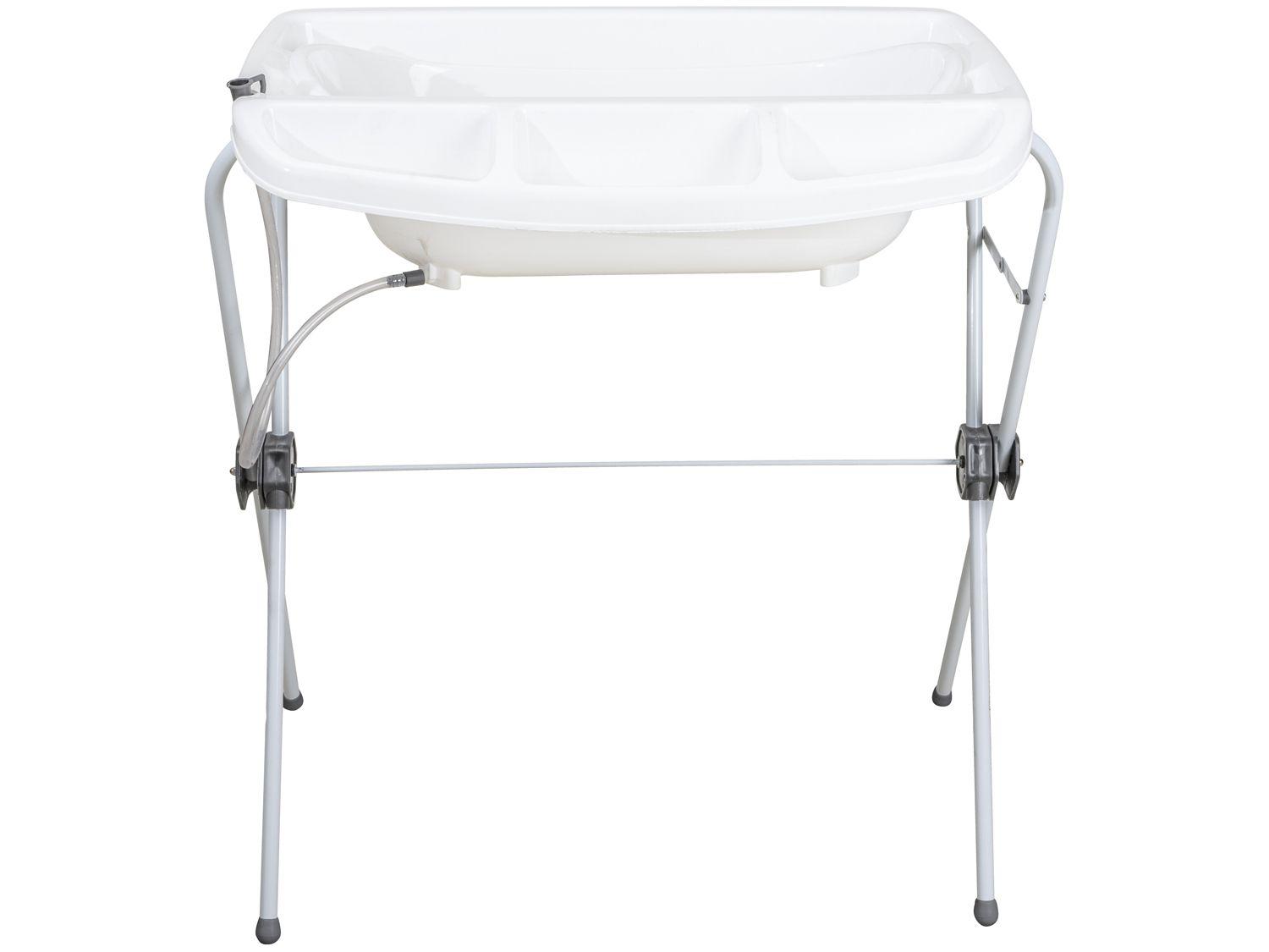 Banheira de Bebê com Suporte Kiddo Chuá Cinza