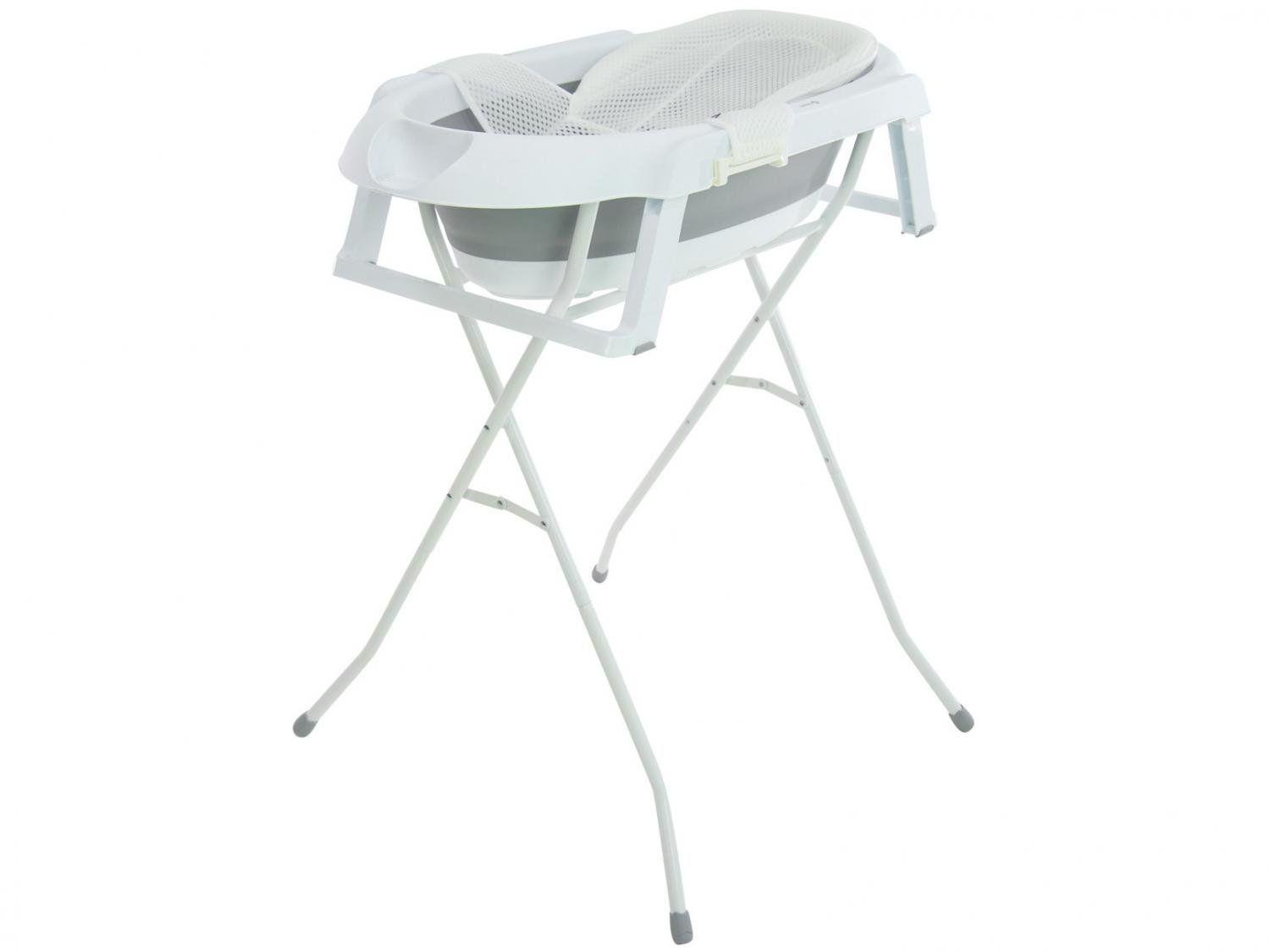 Banheira de Bebê com Suporte Safety 1st Smile Grey 35L