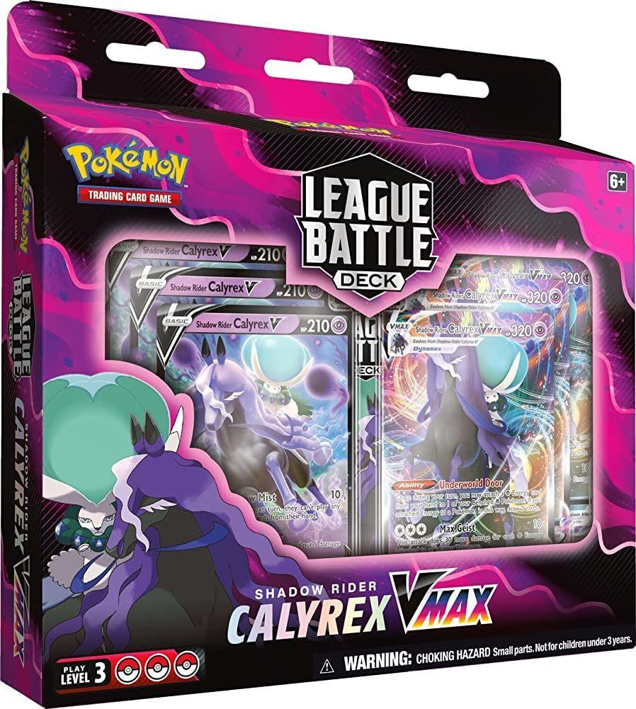 Baralho de batalha de cartas Pokémon Shadow Rider Calyrex