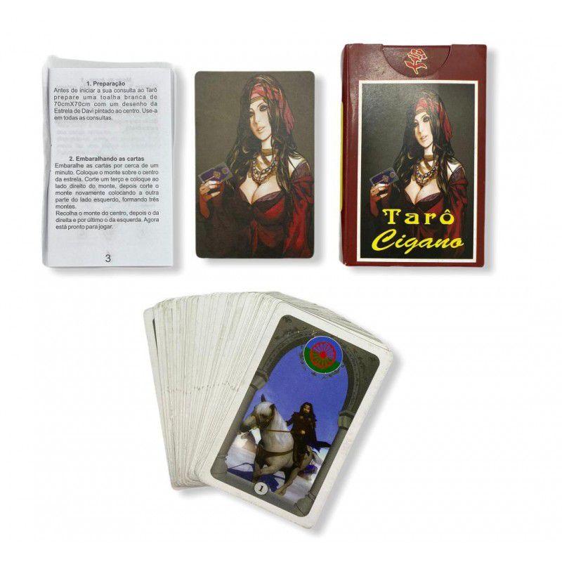 Baralho Tarot do Cigano Vladimir Deck 36 Cartas Oráculo - META