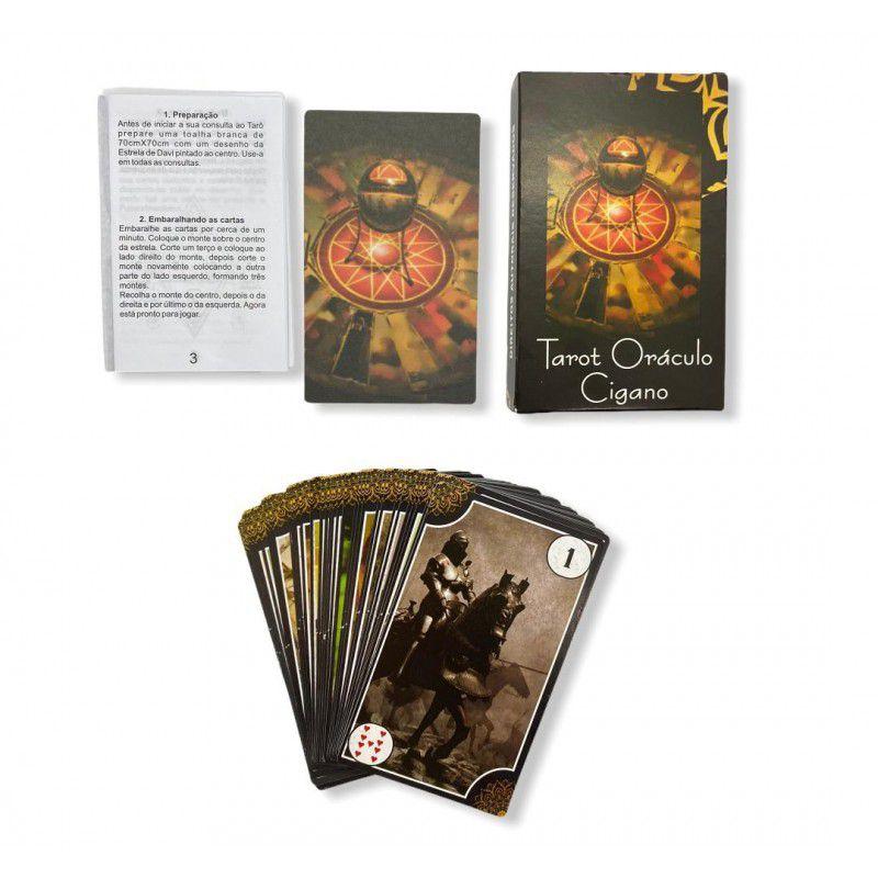 Baralho Tarot dos Orixás Colorido Oráculo Deck 22 Cartas 