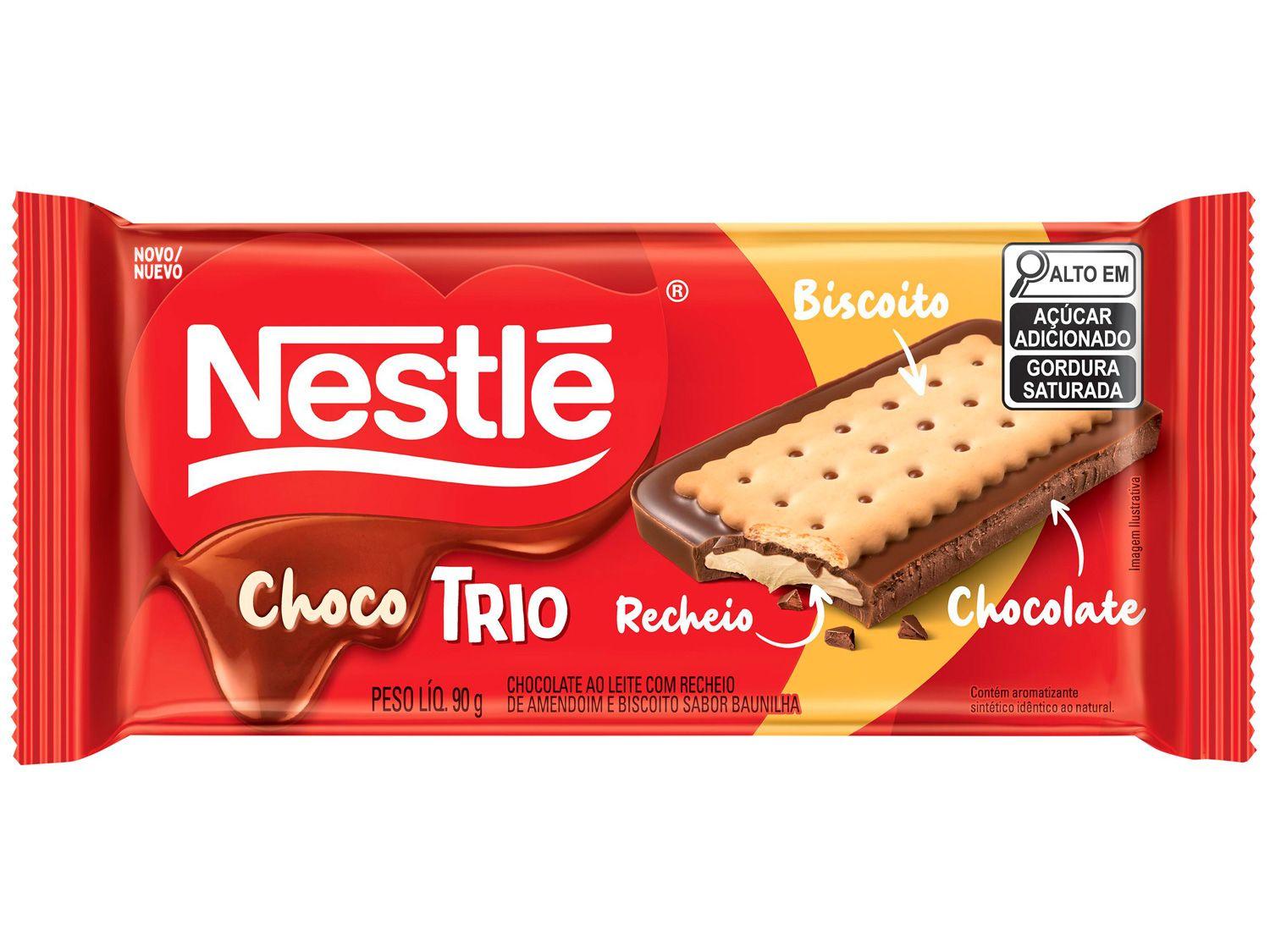 Barra de Chocolate Choco Trio 90g Nestlé