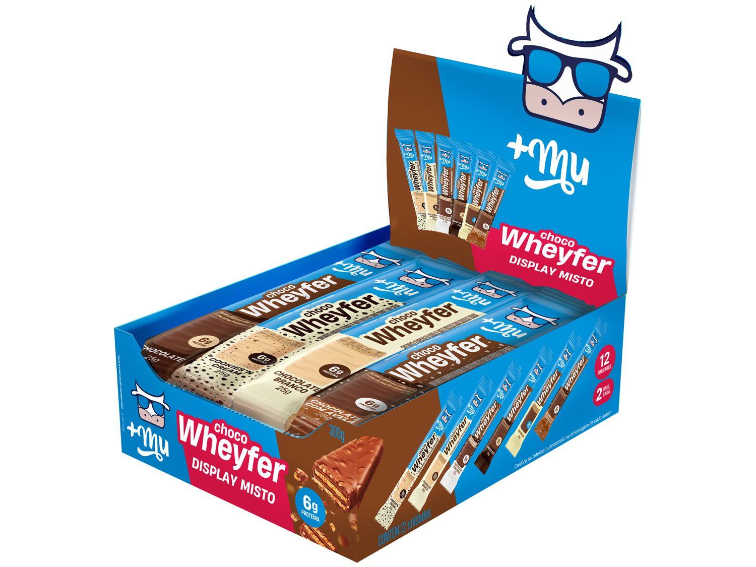 Barra de Proteína do Leite +Mu Chocowheyfer