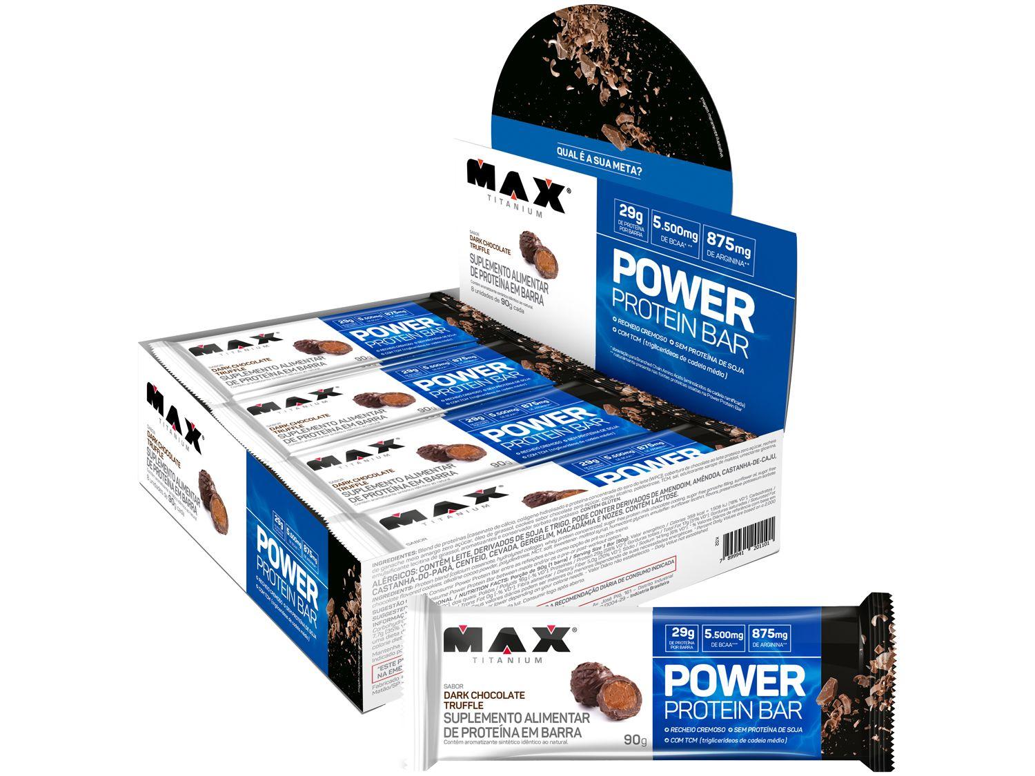 Barra de Proteína Max Titanium Power Protein Bar