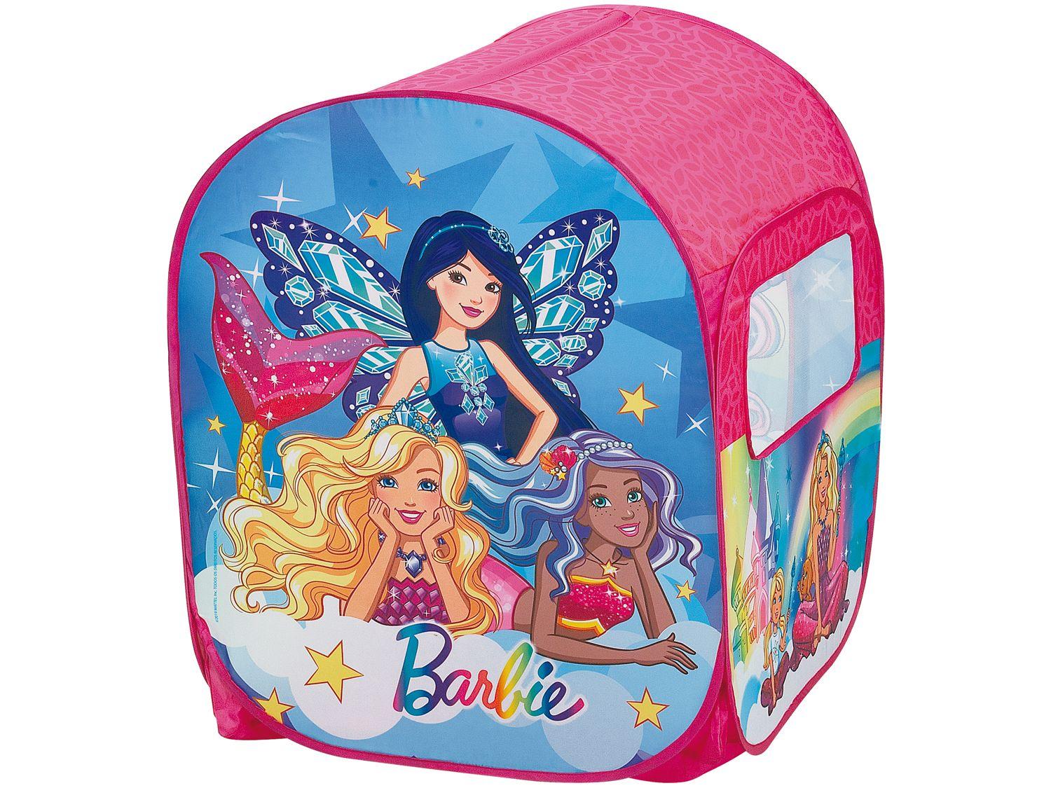 Barraca Infantil Barbie com 50 Bolinhas