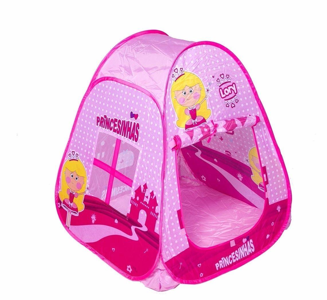 Barraquinha infantil princesinhas rosa - Unik - Barraca / Toca / Cabana ...