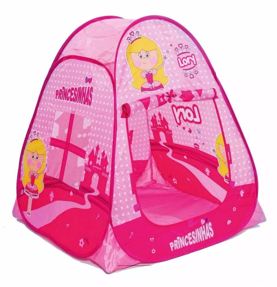 Barraquinha infantil princesinhas rosa - Unik - Barraca / Toca / Cabana ...