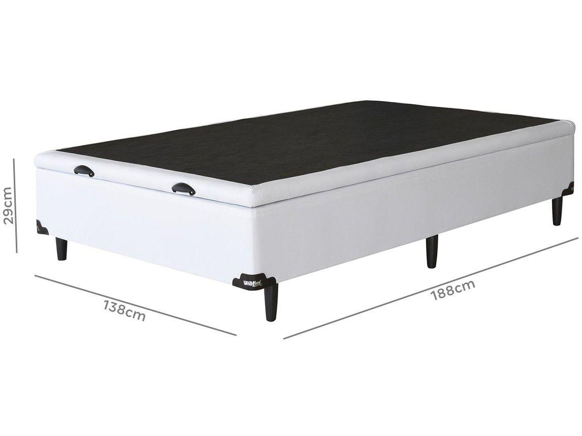 Base Cama Box Casal Umaflex com Baú 29cm de Altura Facility Base