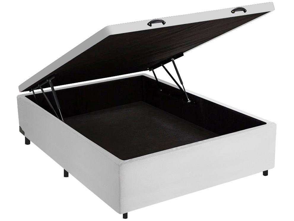 Base Cama Box Casal V-Joy com Baú 38x138x188cm Bravus