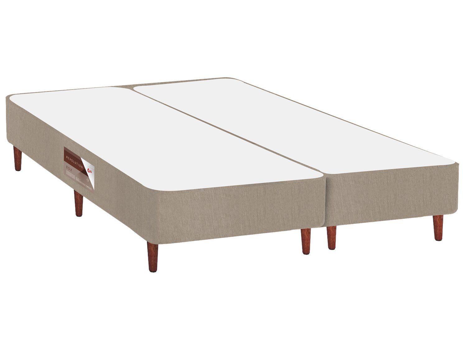 Base Cama Box King Castor 27x193x203cm Revolution