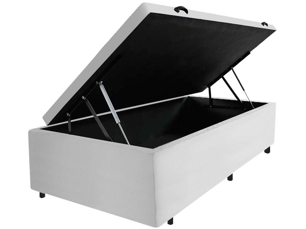 Base Cama Box Solteiro V-Joy com Baú 38x88x188cm Bravus