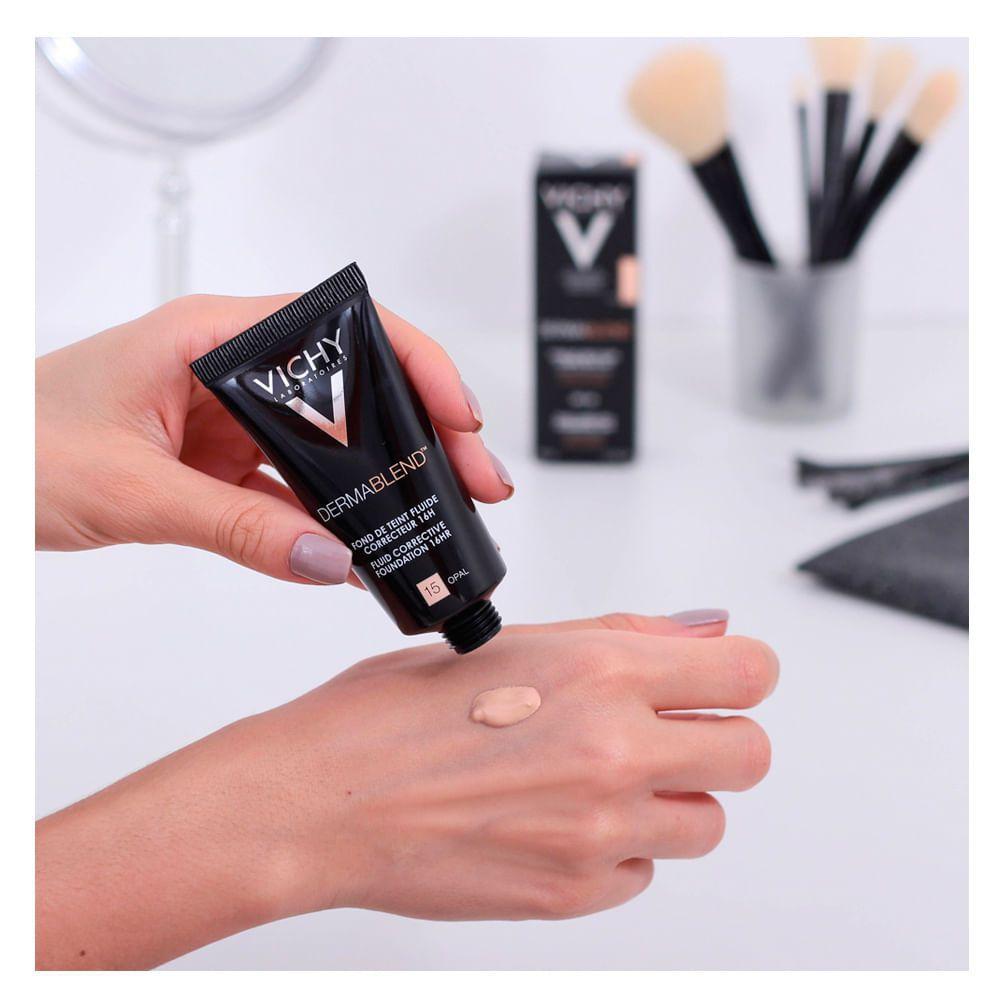 Base Líquida Dermablend Vichy Base para Rosto FPS 35 Maquiagem
