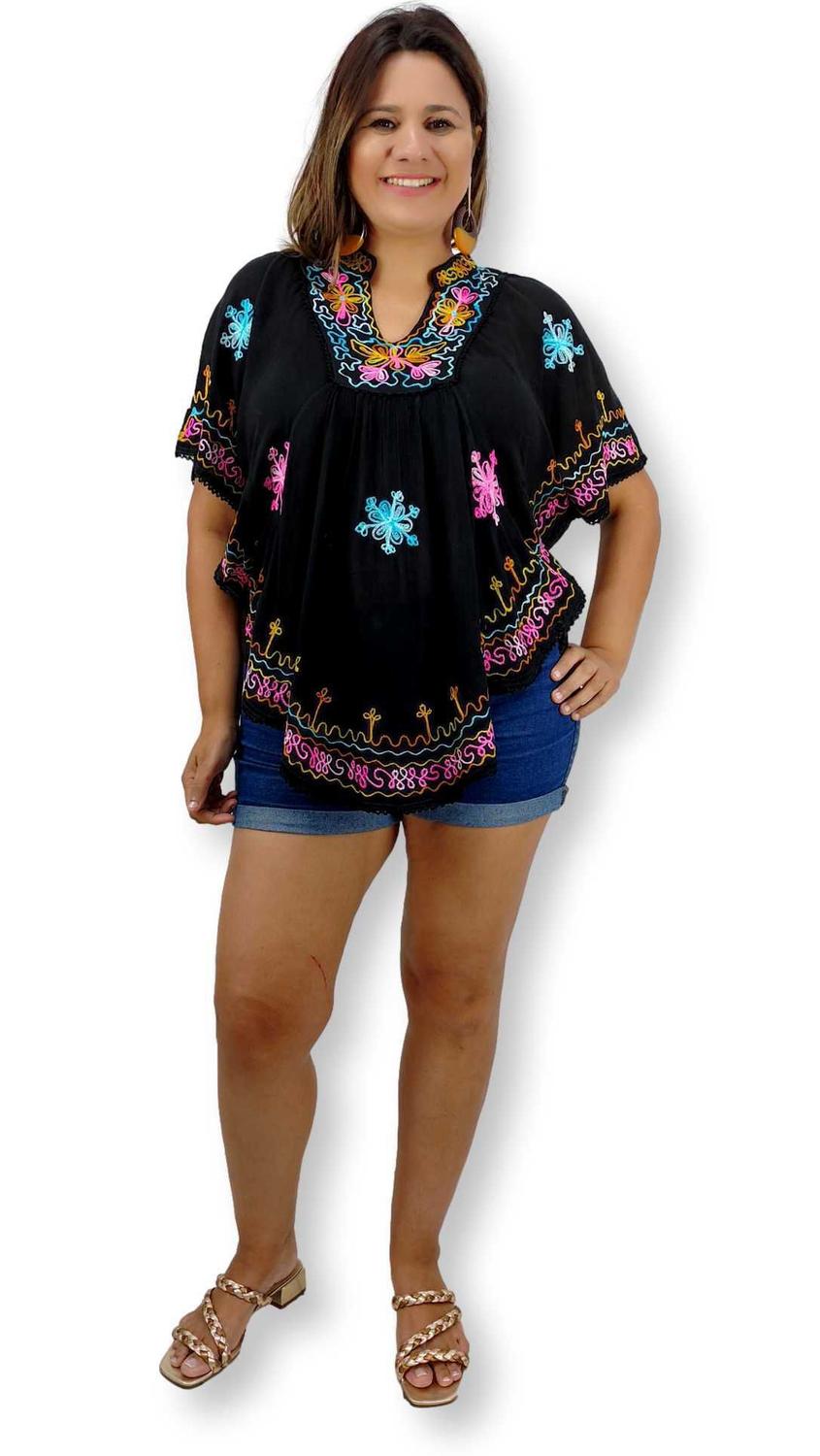 blusas indianas plus size