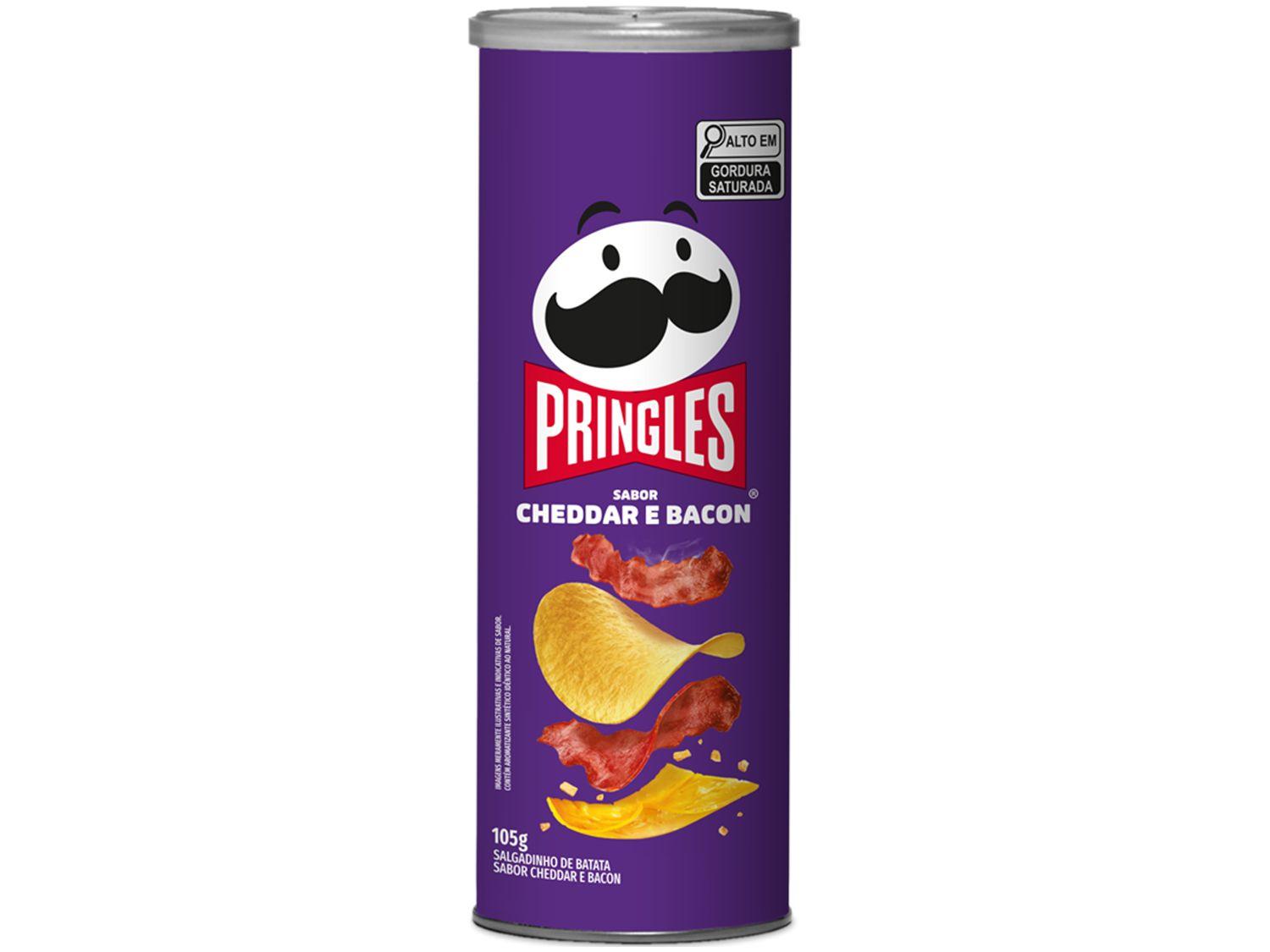 Batata Pringles Cheddar Bacon 105g