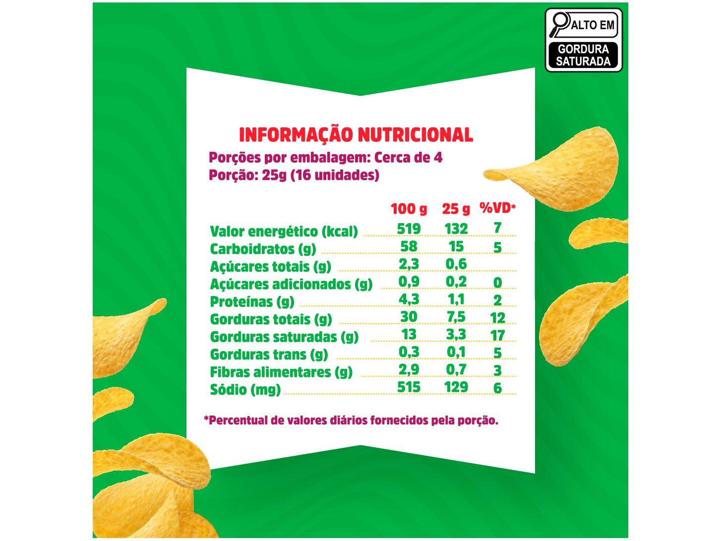 Batata Pringles Creme e Cebola 109g