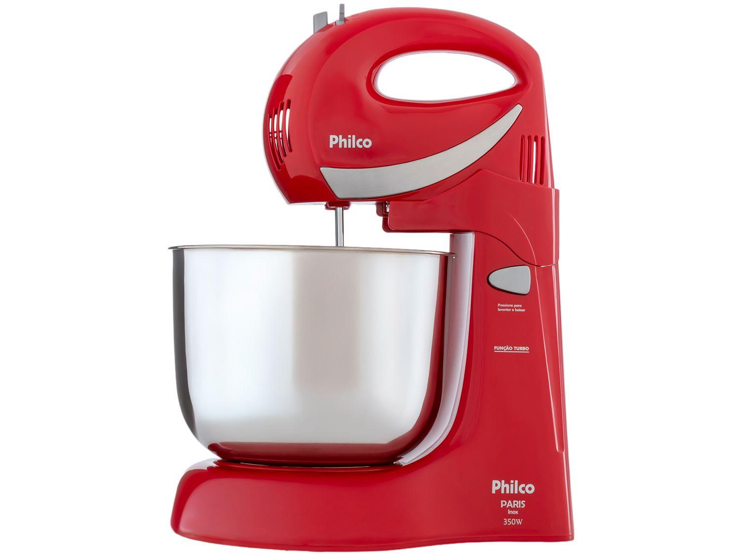 Batedeira Philco Vermelha 350W Paris