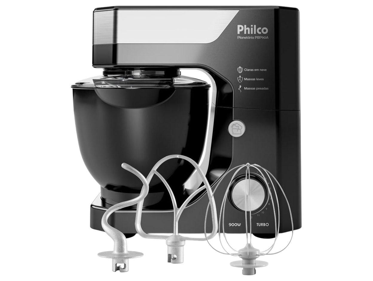 Batedeira Planetária Philco Preta 800W 12 Velocidades 5 Litros PBP90A 103401154