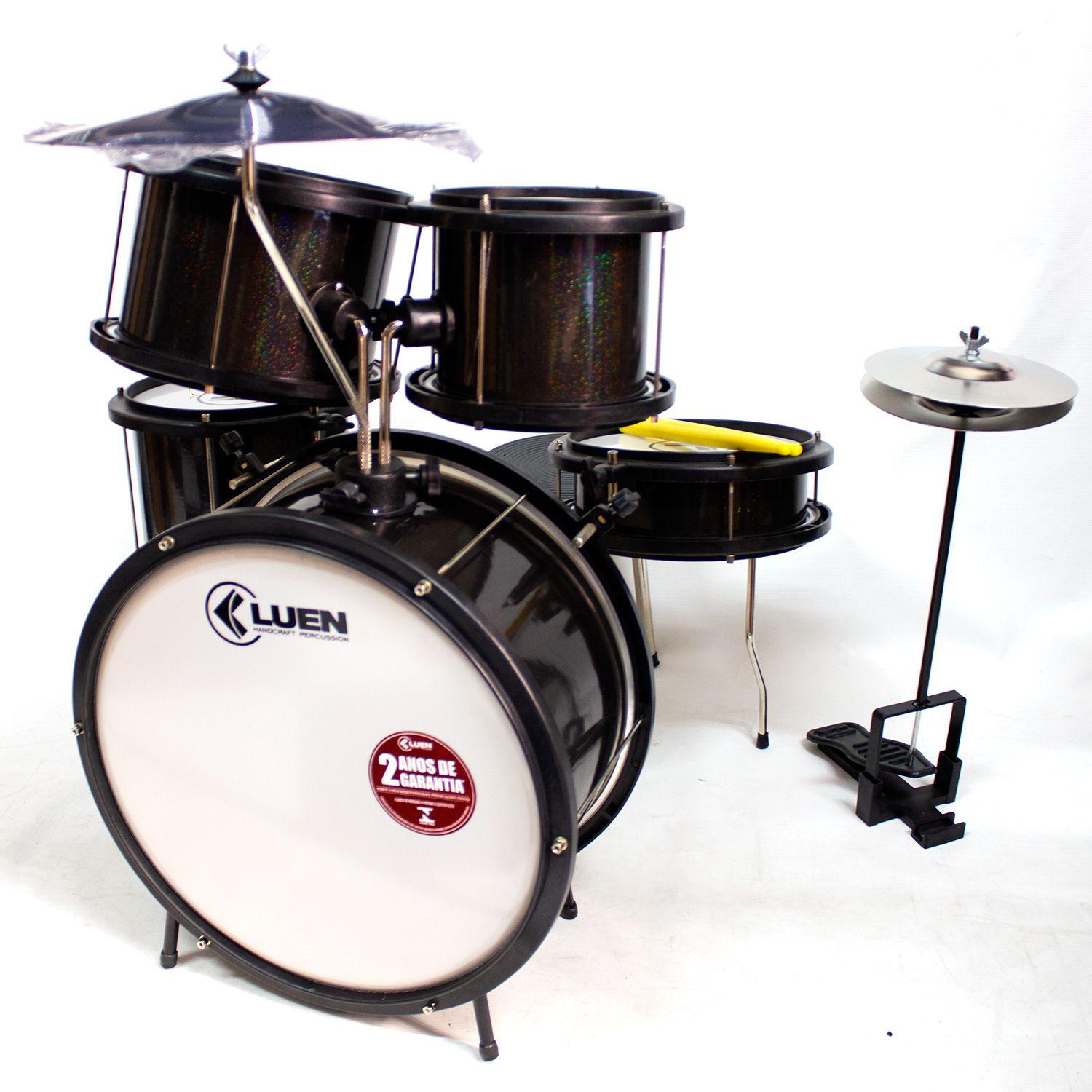 Bateria infantil luen pop preta - Bateria / Tambor de Brinquedo ...