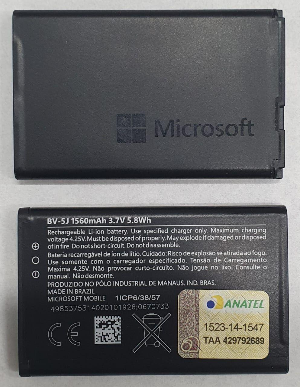 Contribution Tree finger Bateria Microsoft Nokia Lumia Bv-5j N435 N532 1560mAh Orig - Bateria para  Celular - Magazine Luiza