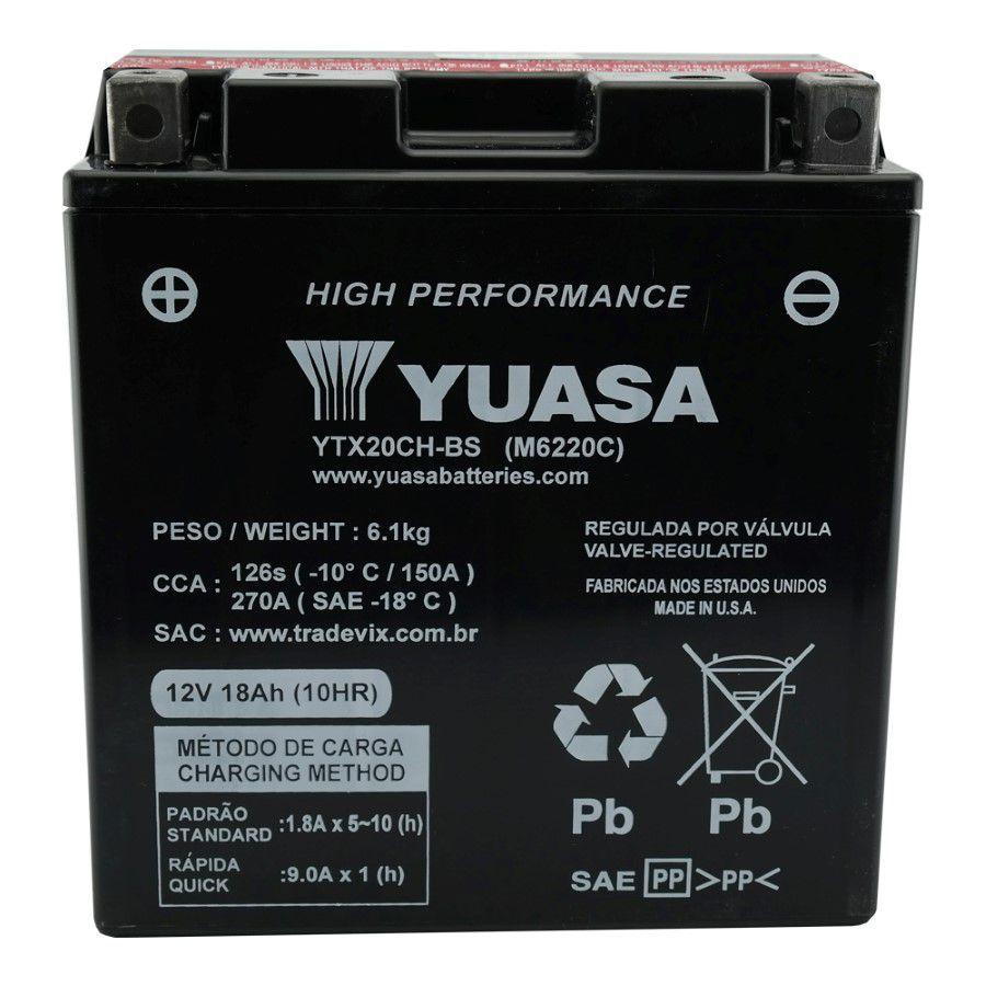 Batterie Motx20Ch-Bs Versiegelt Honda Xl 1000 V Varadero 1999