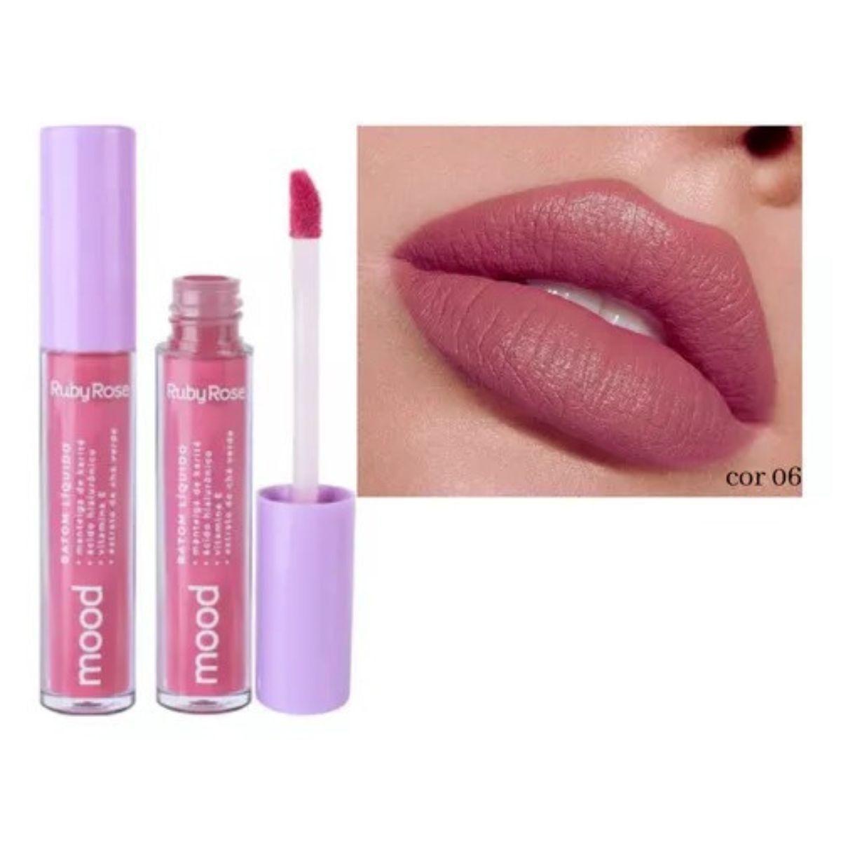 Batom Gloss Labial Líquido Rosa Nude Appreciation Ruby Rose - Batom -  Magazine Luiza