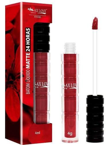 Batom Liq 24 Horas Matte Nude Max Love Kit 10 Uni Atacado Batom Magazine Luiza