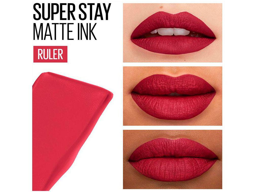Super Stay Ruler Batom Líquido Matte Maybelline Ink SuperStay - Ruler 5ml - Batom ...