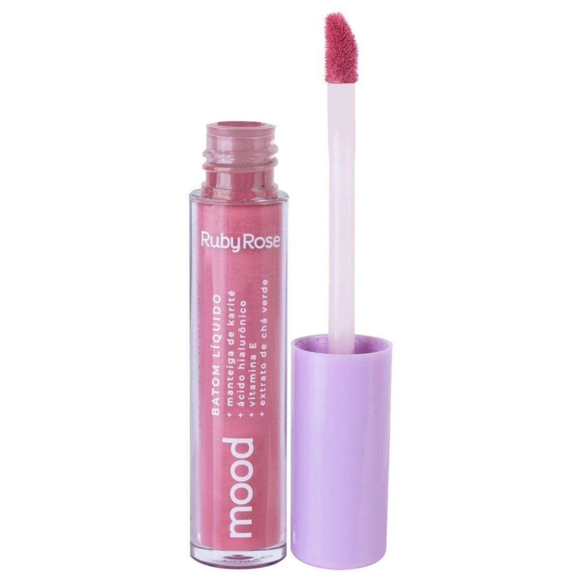 Batom Líquido Rosa Nude Appreciation Gloss Labial Matte Mood - Ruby Rose -  Batom - Magazine Luiza