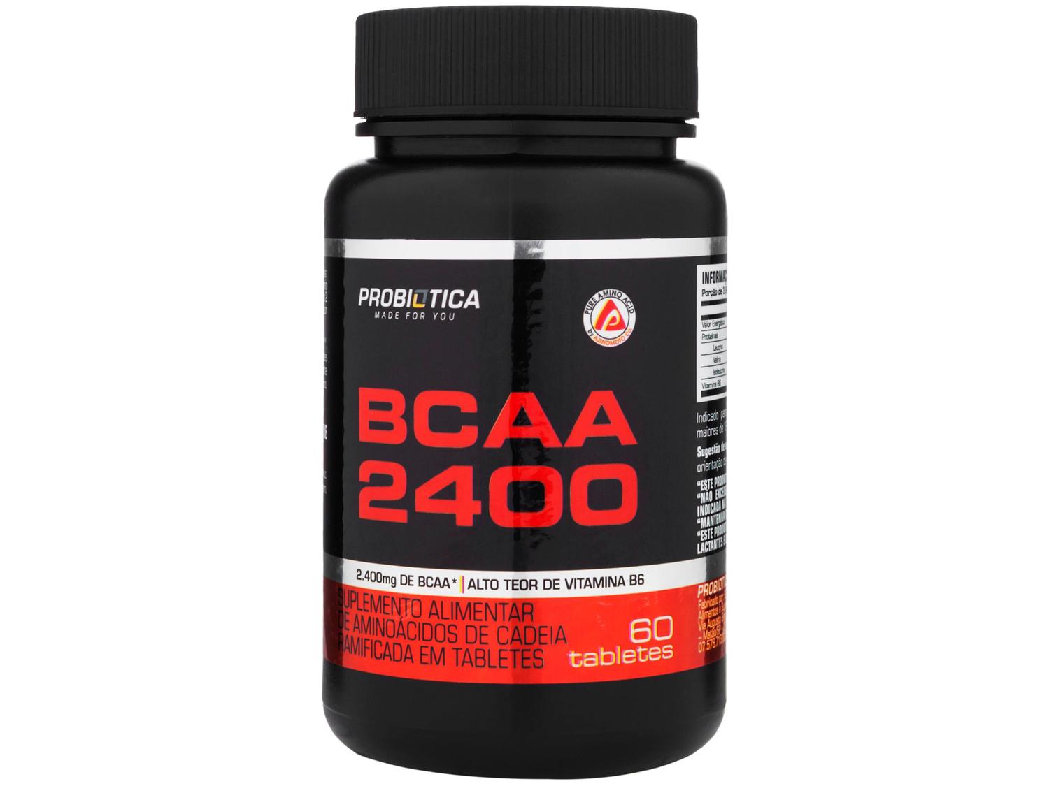 BCAA Probiótica 2400 em Tabletes 60 Tabletes