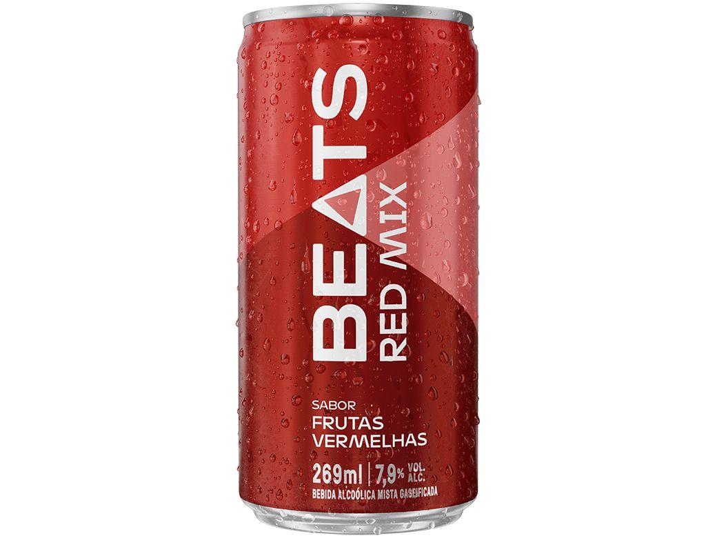 Beats Red Mix Frutas Vermelhas Lata 269ml 8 Unidades